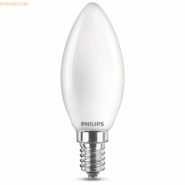 Signify Philips LED classic Lampe 40W E14 Kerze Warmw 470lm matt 3erP Signify Philips LED classic Lampe 40W E14 Kerze Warmw 470lm matt 3erP von Signify