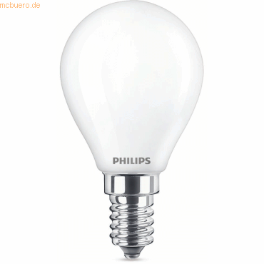 Signify Philips LED classic Lampe 40W E14 Tropfen 470lm matt 1er P von Signify