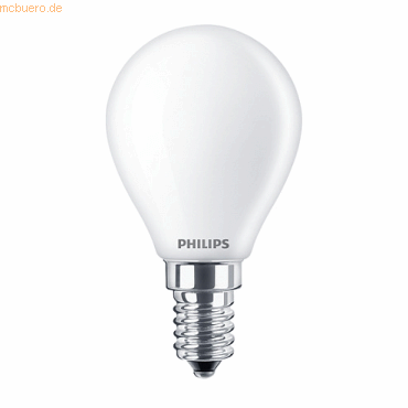 Signify Philips LED classic Lampe 40W E14 warmw 470lm Tropf weiß 1erP von Signify