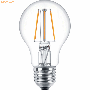 Signify Philips LED classic Lampe 40W E27 Kaltw 470lm klar 1erP von Signify