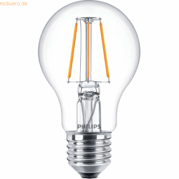 Signify Philips LED classic Lampe 40W E27 Kaltw 470lm klar 1erP von Signify