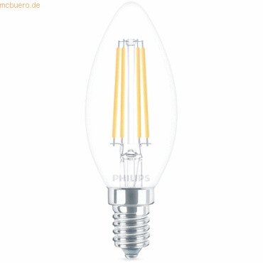 Signify Philips LED classic Lampe 60W E14 Kerze kaltw 806lm matt 1er P von Signify