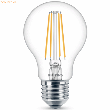 Signify Philips LED classic Lampe 60W E27 neutralweiß 3er P 850lm klar von Signify