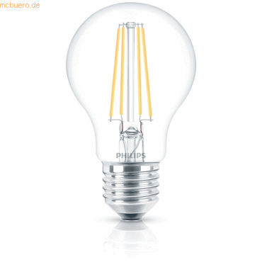 Signify Philips LED classic Lampe 60W E27 neutralweiß 850lm klar 1er P von Signify