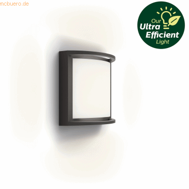 Signify Philips Outdoor A-Label Samondra Wand UE 3.8W 27K anth Signify Philips Outdoor A-Label Samondra Wand UE 3.8W 27K anth von Signify