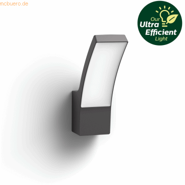 Signify Philips Outdoor A-Label Splay Wand UE 3.8W 27K anth Signify Philips Outdoor A-Label Splay Wand UE 3.8W 27K anth von Signify