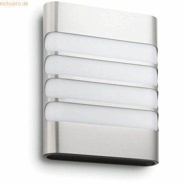 Signify Philips myGarden LED Wandleuchte Raccoon 270lm Edelstahl Signify Philips myGarden LED Wandleuchte Raccoon 270lm Edelstahl von Signify