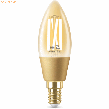 Signify WiZ Filament 25W E14 Kerzenform Amber Einzelpack von Signify