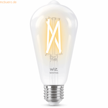 Signify WiZ Filament 60W E27 Edisonform Clear Einzelpack von Signify