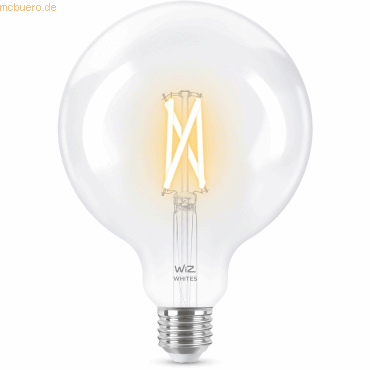 Signify WiZ Filament 60W E27 Globeform G125 Clear Einzelpack Signify WiZ Filament 60W E27 Globeform G125 Clear Einzelpack von Signify