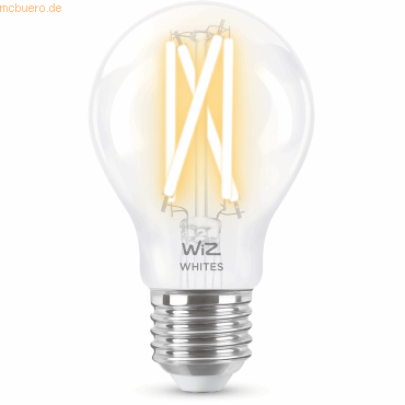 Signify WiZ Filament 60W E27 Standardform Clear Doppelpack von Signify