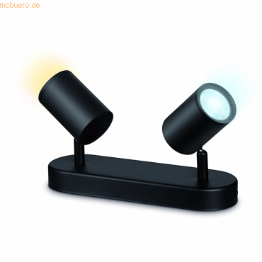 Signify WiZ IMAGEO Spot Deckenleuchte Tunable White 2x5W sw Signify WiZ IMAGEO Spot Deckenleuchte Tunable White 2x5W sw von Signify