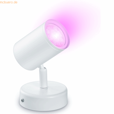 Signify WiZ IMAGEO Spot Deckenleuchte Tunable White&Color 1x5W Weiß Signify WiZ IMAGEO Spot Deckenleuchte Tunable White&Color 1x5W Weiß von Signify