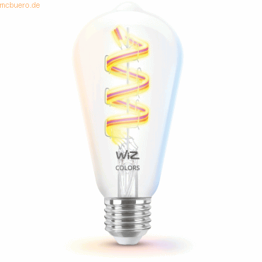 Signify WiZ White & Color 60W E27 ST64 Edison Tunable Einzelpack- von Signify