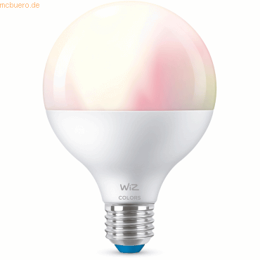 Signify WiZ White&Color 75W E27 Globeform Tunable frosted Einzelpack- von Signify