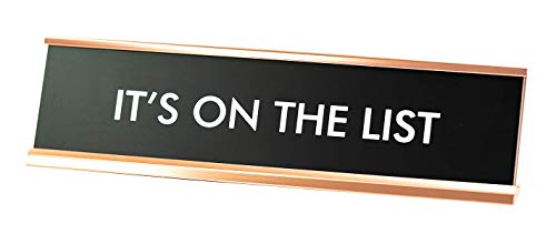 Schilder ByLITA It's On The List von Signs ByLITA