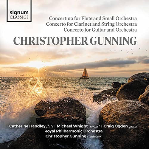Gunning: Concerto for Guitar and Orchestra / Concerto for Clarinet and String Orchestra von Signum Uk