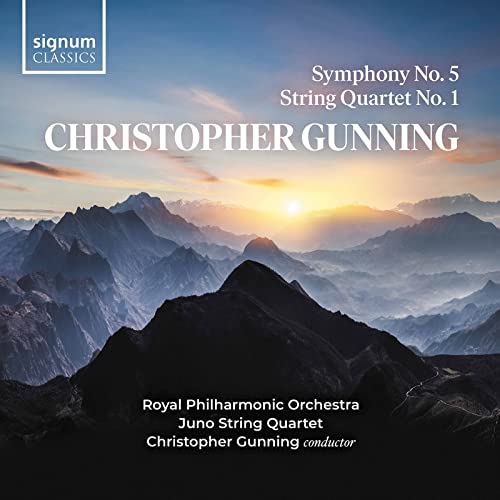 Gunning: Sinfonie Nr. 5; Streichquartett Nr. 1 von Signum Classics (Note 1 Musikvertrieb)