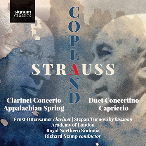 Strauss/Copland: Duet Concertino; Prelude to Capriccio; Klarinettenkonzert; Appalachian Spring von Signum Classics (Note 1 Musikvertrieb)