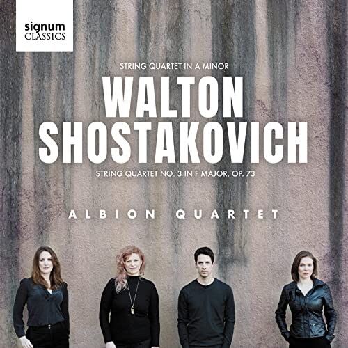 Walton/Schostakowitsch: Streichquartett in a-Moll / Streichquartett in F-Dur von Signum Classics (Note 1 Musikvertrieb)