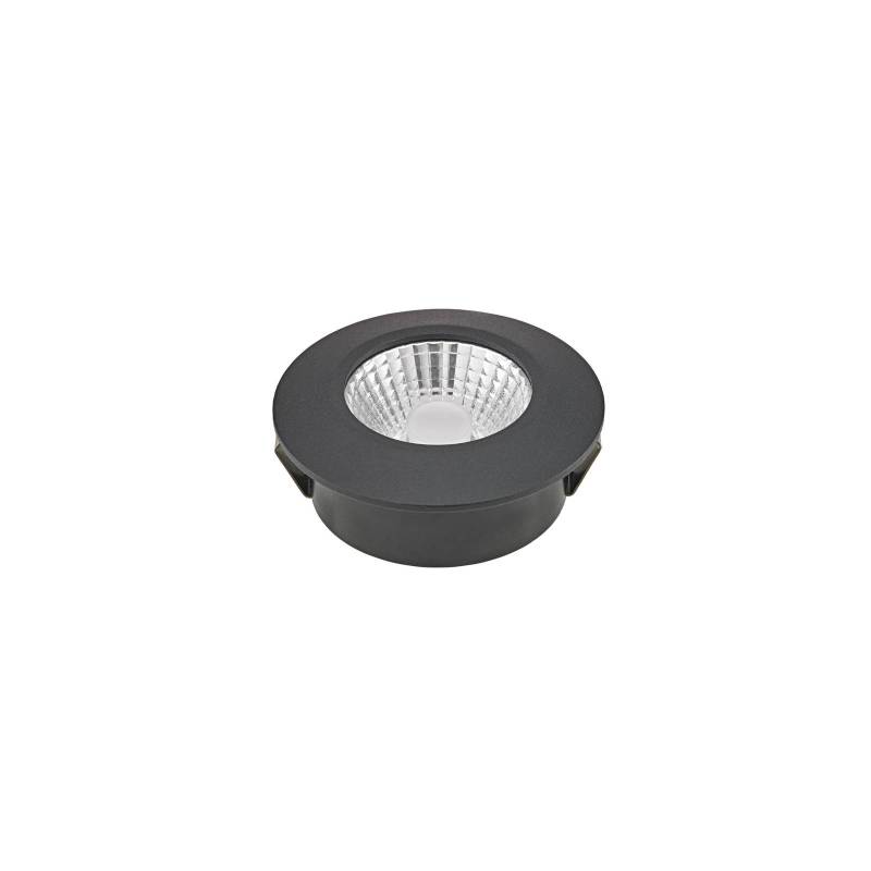 LED-Deckeneinbauspot Diled, Ø 6,7 cm, Dim-To-Warm, schwarz von Sigor