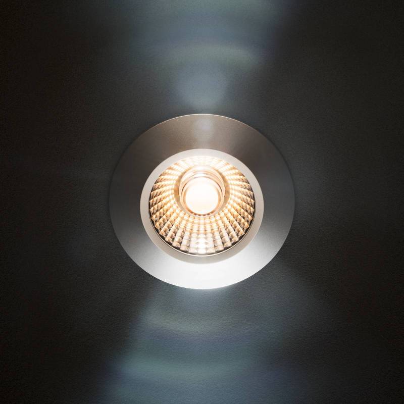 LED-Deckeneinbauspot Diled, Ø 6,7 cm, Dim-To-Warm, stahl von Sigor