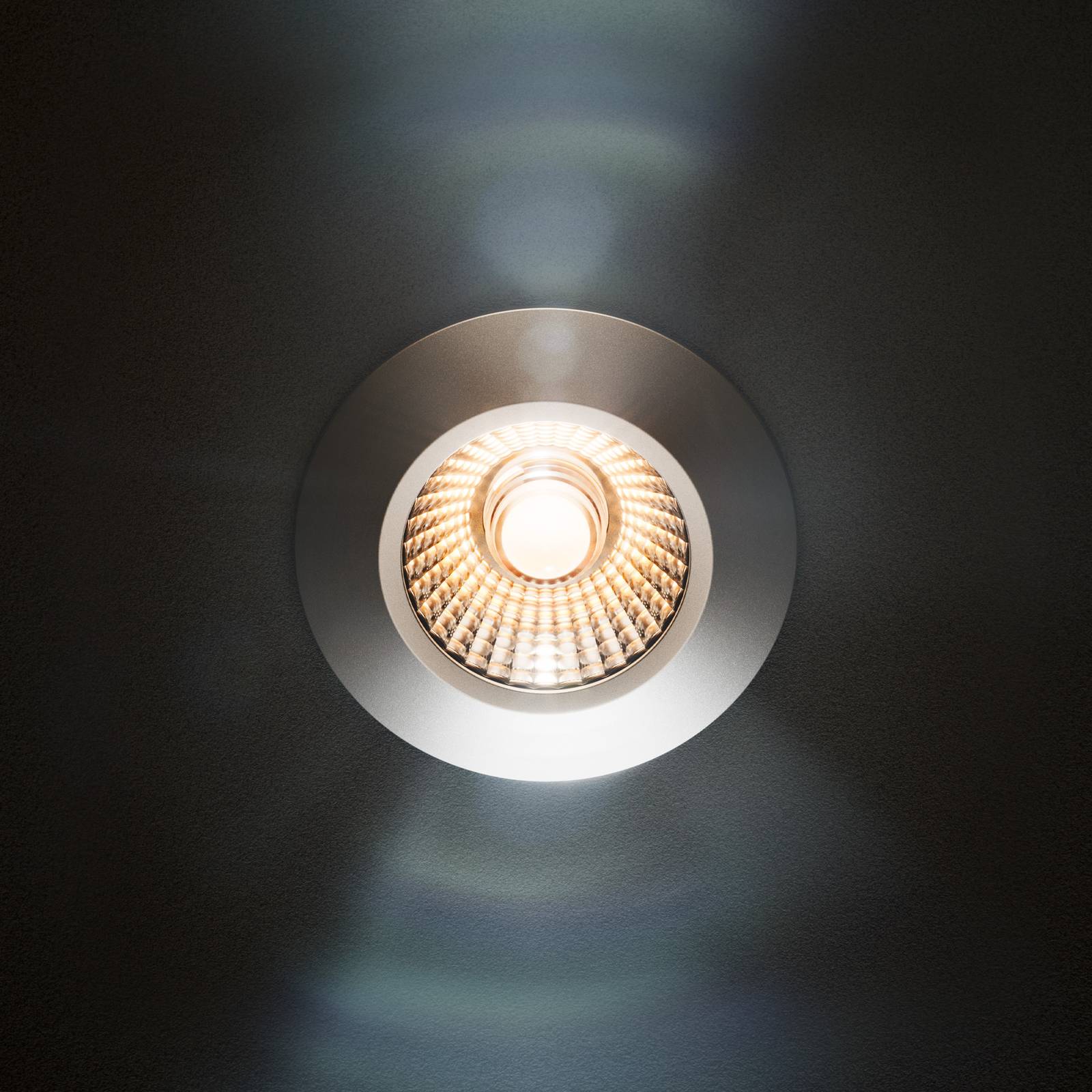 LED-Deckeneinbauspot Diled, Ø 6,7 cm, Dim-To-Warm, weiß von Sigor