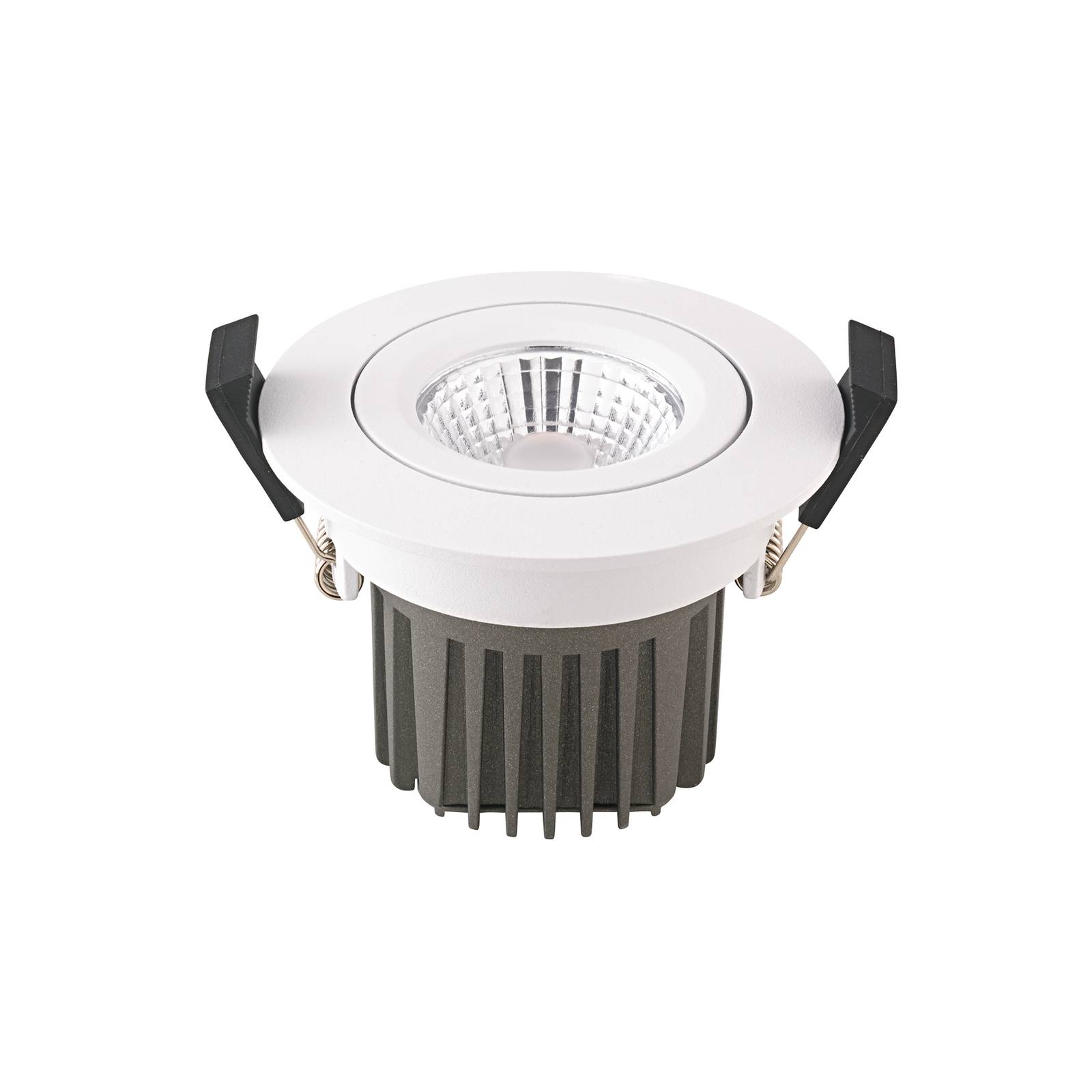 LED-Deckeneinbauspot Diled, Ø 8,5 cm, 10 W, 3.000 K, weiß von Sigor