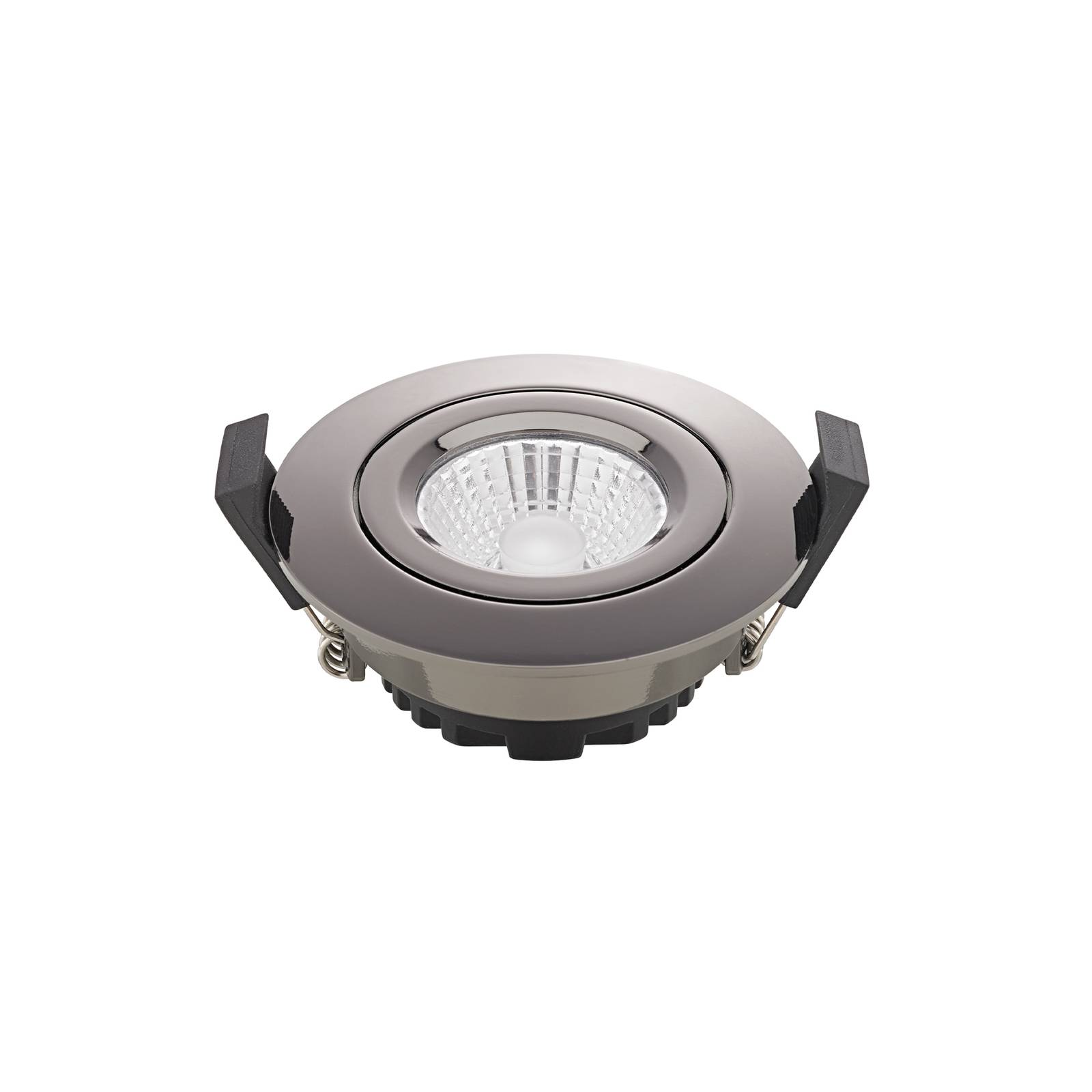 LED-Deckeneinbauspot Diled, Ø 8,5 cm, 6 W, 3.000 K, chrom von Sigor