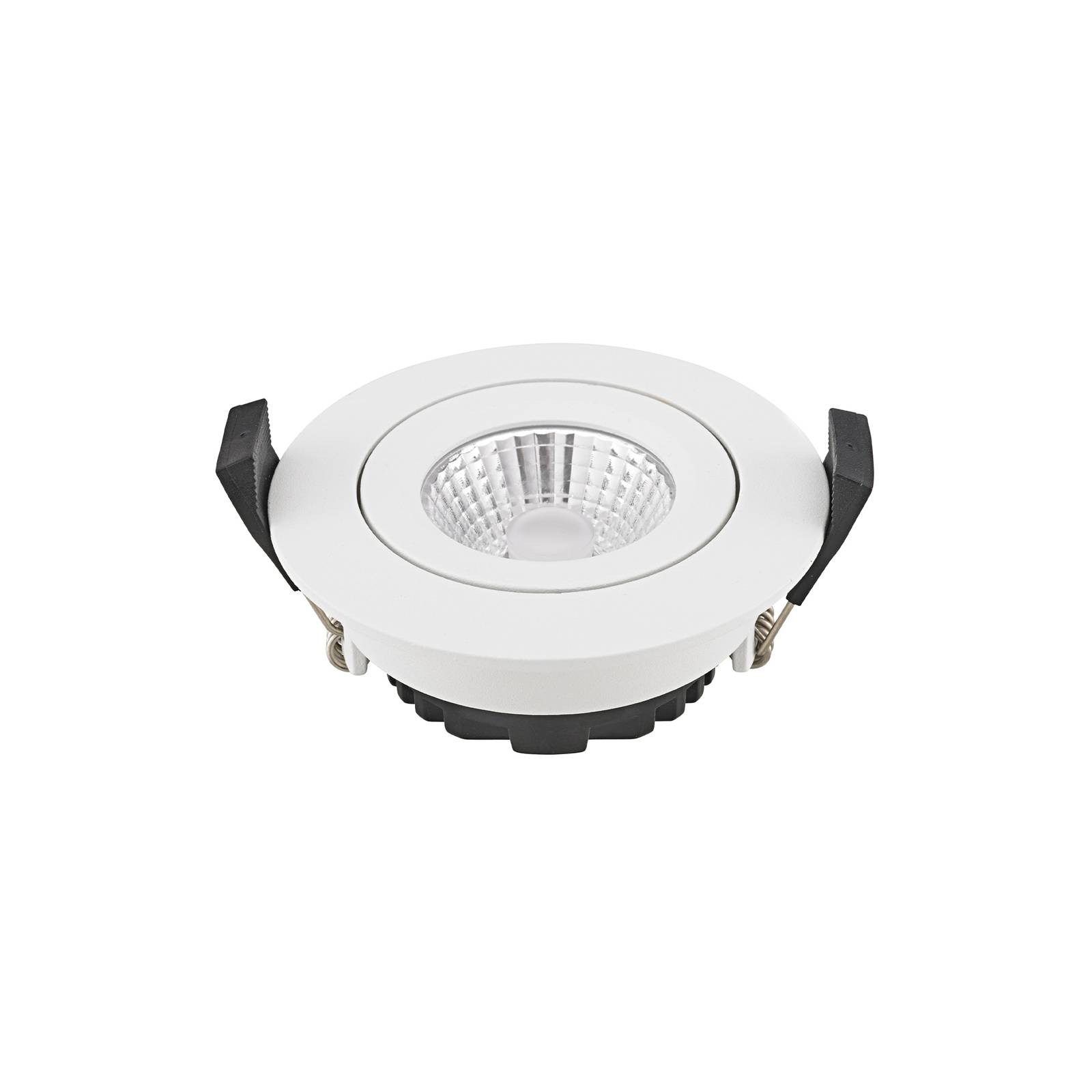 LED-Deckeneinbauspot Diled, Ø 8,5 cm, 6 W, 3.000 K, weiß von Sigor