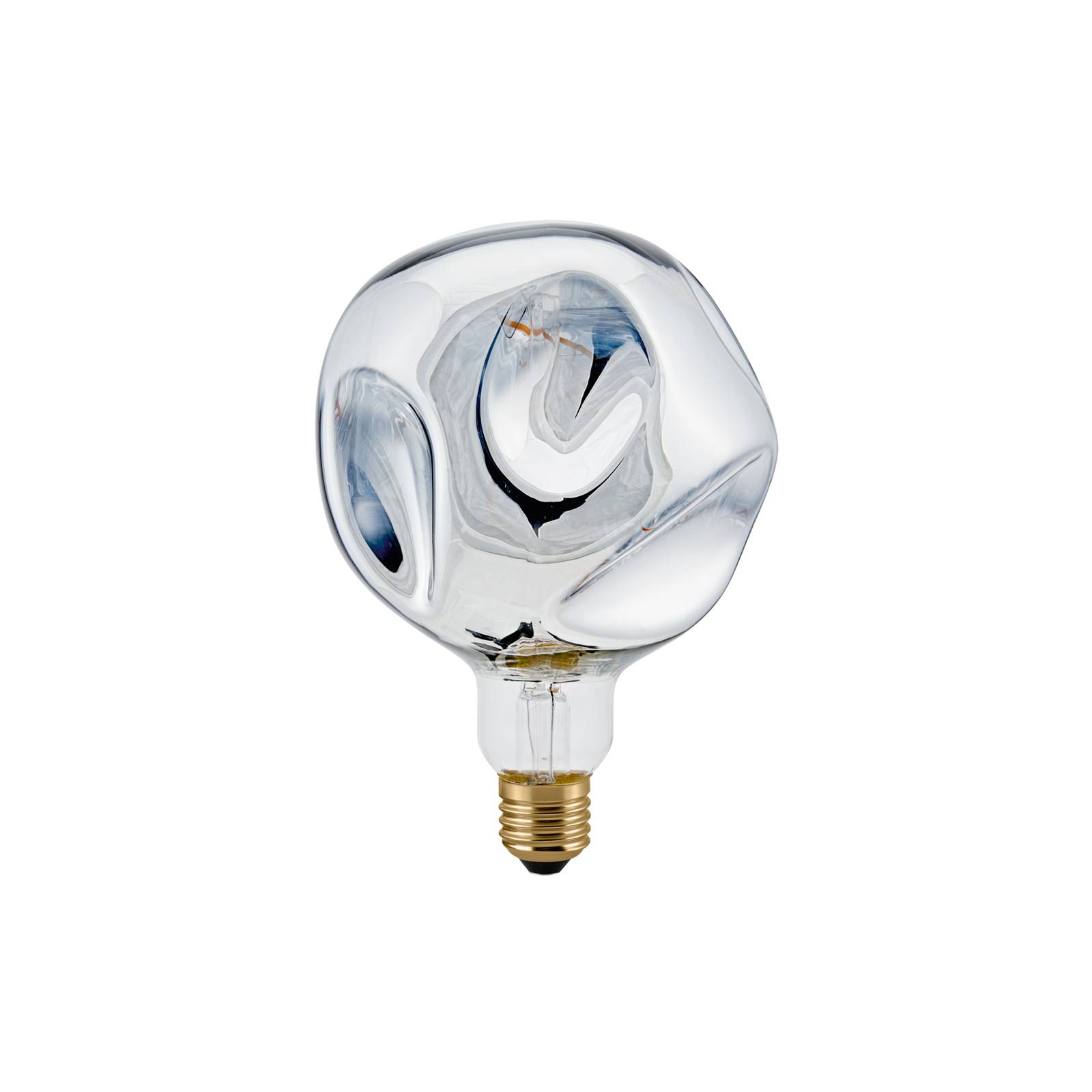 LED-Leuchtmittel Giant Ball E27 4W 918 dim silber-metall. von Sigor