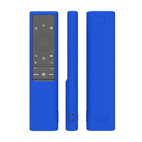 SIKAI CASE Schutzhülle für Samsung Fernbedienung SolarCell Smart Voice Remote Cover Abdeckung BN59-01358B BN59-01357A BN68-11602A RMCSPA1EP1 QLED Series Fernbedienung (Blau) von Sikai