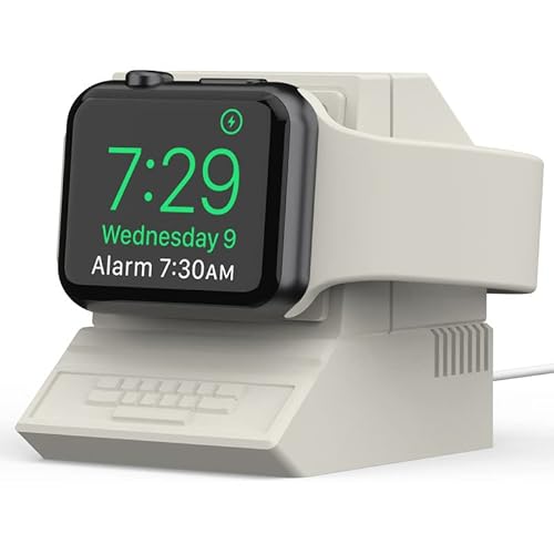 Sikai Smartwatch Ladestation Ständer Kompatibel mit Apple Watch Ultra, 8, Se2, 7, 6, Se, 5, 4, 3, 2, 1 / 49mm, 45mm, 44mm, 42mm, 41mm, 40mm, 38mm (Weiss) von Sikai