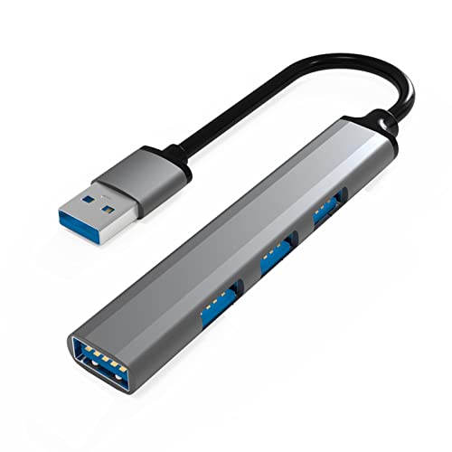 Sikai USB C Hub, USB 3.0 2.0 Adapte Kompatibel mit MacBook, MacBook Air/Pro/Mini, iMac, PS4, Surface Pro, XPS, Notebook PC, MateBook, USB Flash Drives usw (Typ-A(USB2.0*3+USB3.0*1 )) von Sikai