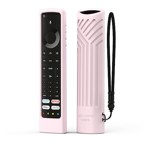 Sikai Universal-Hülle Kompatibel mit Toshiba CT-8565 Remote/JVC RM-C3253 Remote/Xiaomi Fire Smart TV F2/TCL YKF494-B204, Rutschfester Silikon-Fernbedienungshülle(Pink) von Sikai