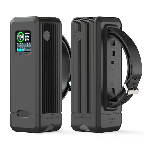 Silikonhülle für Anker Prime 27.650mAh Power Bank (250W),2mm Dicke Stoßfeste und Sturzsichere Silikonhülle mit Oleophobe Beschichtung, fasst 1*Simkarten/1*SIM Karte Nadel (Schwarz) von Sikai
