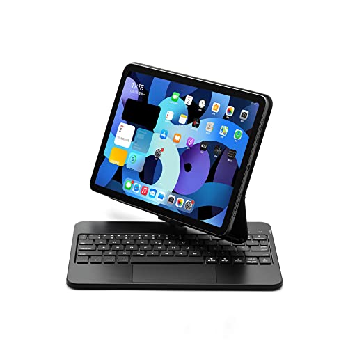 Tastatur Hülle für iPad Pro 10.9/11 Zoll, Tastatur mit Touchpad, Bluetooth mit Hintergrundbeleuchtung mit 360 Grad drehbarer Magnetsteuerung und Bluetooth Tastatur mit Touchscreen von Sikai