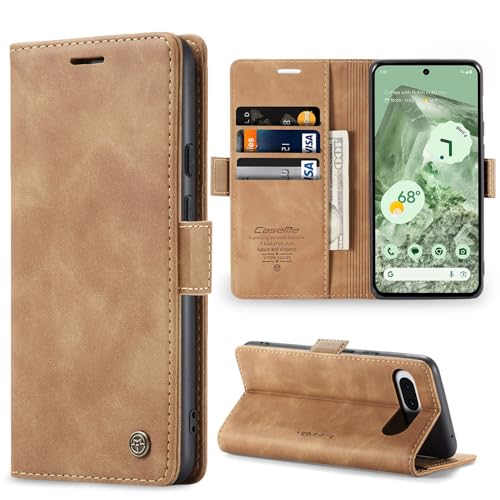 Sikoto Handyhülle für Google Pixel 8A Hülle Premium Leder Flip Klapphülle Brieftasche Kartenfach Standfunktion Magnetische Schutzhülle Tasche für Pixel 8A - Braun Sikoto Handyhülle für Google Pixel 8A Hülle Premium Leder Flip Klapphülle Brieftasche Kartenfach Standfunktion Magnetische Schutzhülle Tasche für Pixel 8A - Braun von Sikoto
