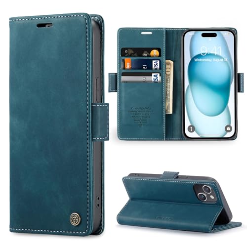 Sikoto Handyhülle für iPhone 15 Hülle Premium Leder Flip Klapphülle Brieftasche Kartenfach Standfunktion Magnetische Schutzhülle Tasche für iPhone 15 - Grün Sikoto Handyhülle für iPhone 15 Hülle Premium Leder Flip Klapphülle Brieftasche Kartenfach Standfunktion Magnetische Schutzhülle Tasche für iPhone 15 - Grün von Sikoto