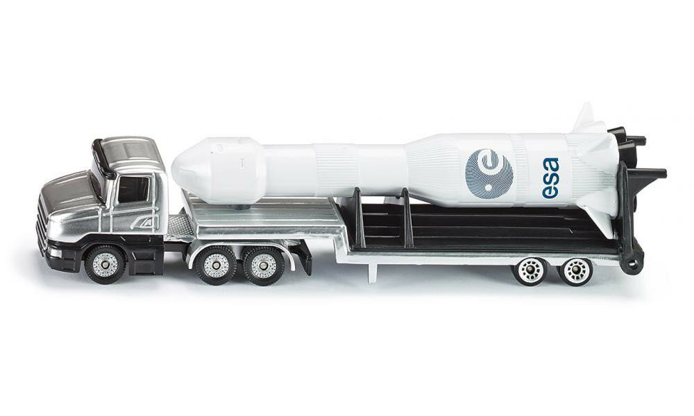 Siku Low Loader with rocket Siku Low Loader with rocket von Siku