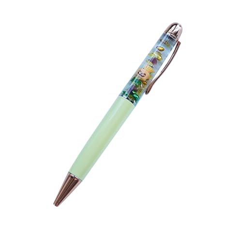 Sikyby Halloween Kürbis Spaß Stifte niedliche Floater schwebende Flüssigkeit Schreiben Journaling Büro Stift einzigartige Geschenke (gelb) von Sikyby