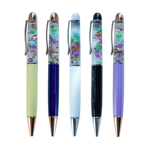 Sikyby Schildkröte Glühen im Dunkeln Nette 3D Floater Flüssigkeit Schreiben Journaling Büro Stift Einzigartiges Geschenk für Frauen Männer Kinder Set von 5 Stiften Sikyby Schildkröte Glühen im Dunkeln Nette 3D Floater Flüssigkeit Schreiben Journaling Büro Stift Einzigartiges Geschenk für Frauen Männer Kinder Set von 5 Stiften von Sikyby