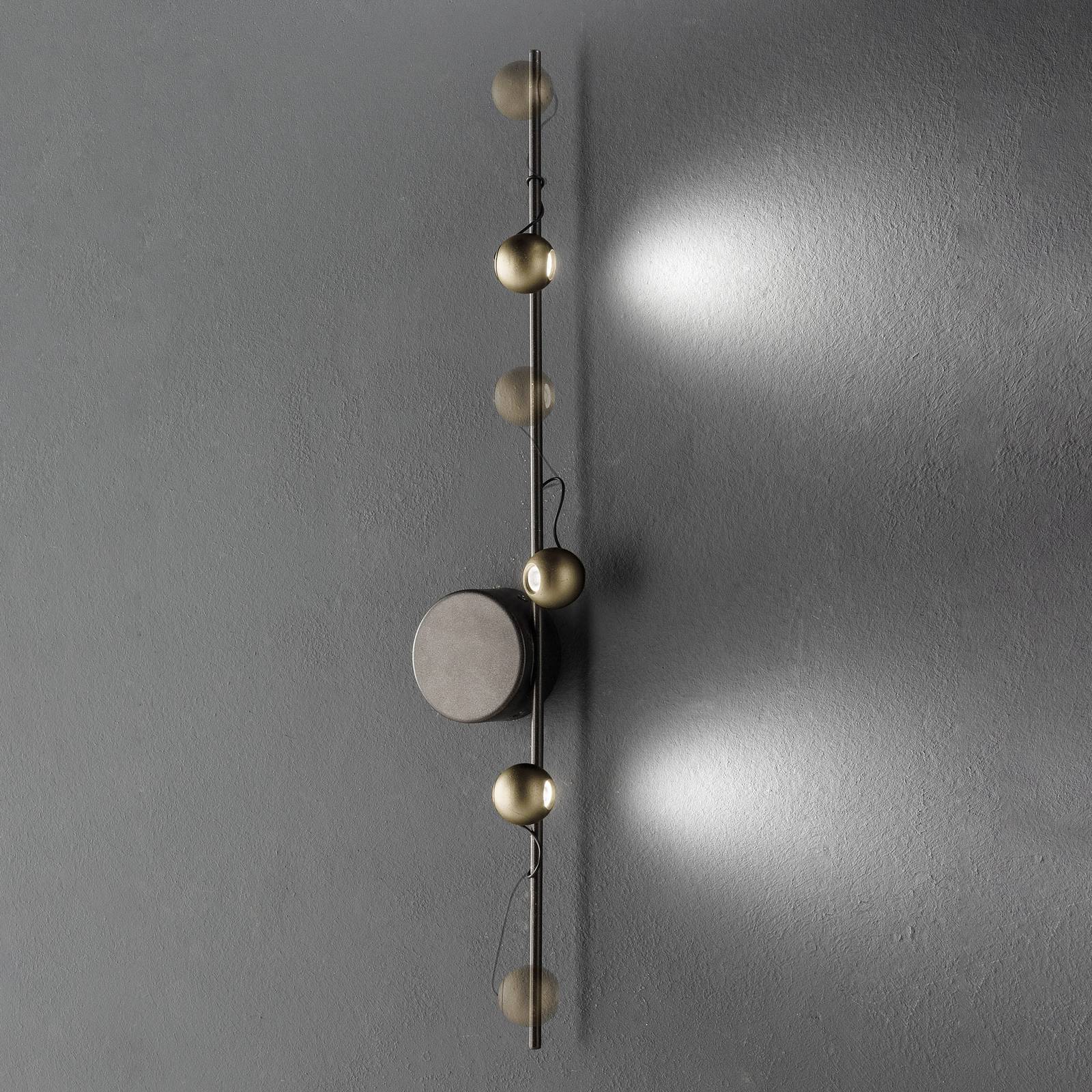 LED-Wandleuchte Magnetic B, bronze/gold LED-Wandleuchte Magnetic B, bronze/gold von Sil-Lux