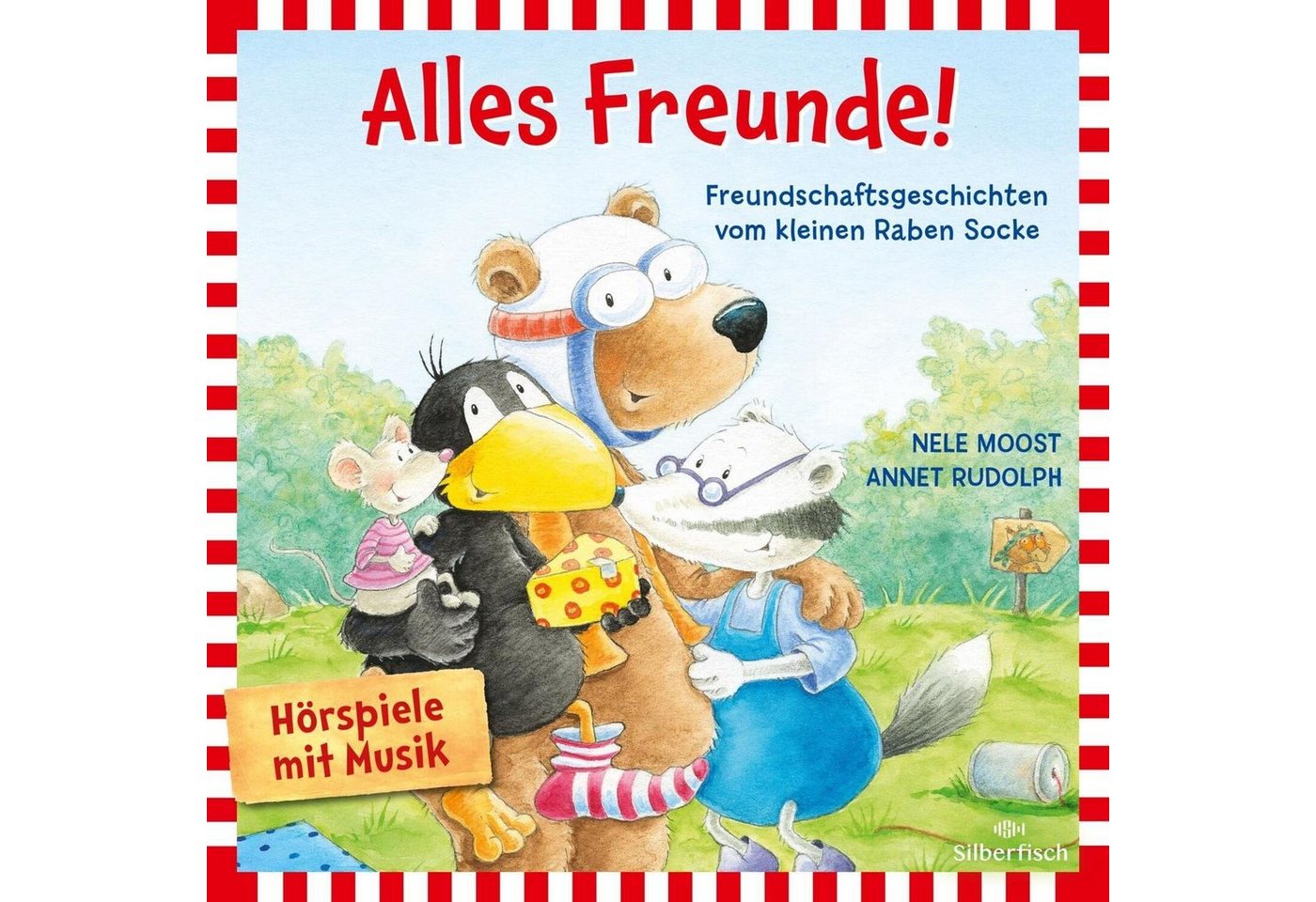 Silberfisch Verlag Hörspiel Alles Freunde! (Der kleine Rabe Socke) von Silberfisch Verlag