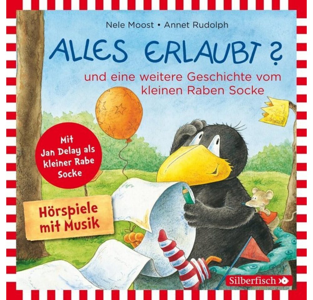 Silberfisch Verlag Hörspiel Alles erlaubt?, Alles Urlaub! (Der kleine Rabe Socke), 1 Audio-CD von Silberfisch Verlag