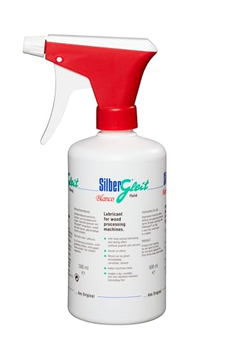 Silbergleit Blanco flüssiges Holzgleitmittel Spray, 500 ml Flasche inkl. Sprühkopf, speziell für helle Hölzer an Hobelmaschinen Silbergleit Blanco flüssiges Holzgleitmittel Spray, 500 ml Flasche inkl. Sprühkopf, speziell für helle Hölzer an Hobelmaschinen von Silbergleit