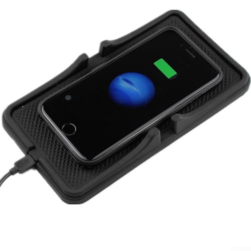 Advanced Wireless For Car Charging Pad for All Vehicle Types Silicone Material with Innovative Stand Functionality (T-C) von Sileduove