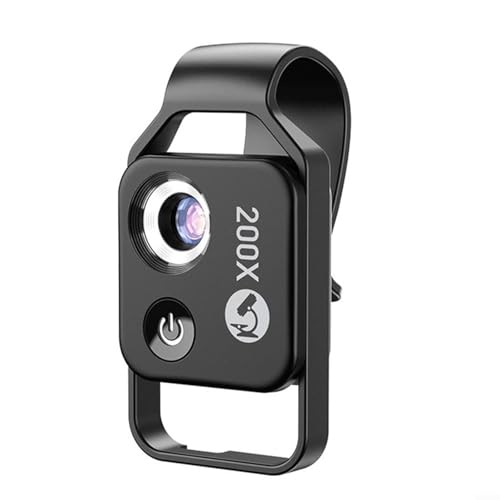 Sileduove Smartphone-Mikroskop mit LED, X HD Identification Schmuckvergrößerung Objektiv Alle Mainstream -Mobiltelefone, APL-MS002 Mikroskop, 68 x 35 x 28 mm Sileduove Smartphone-Mikroskop mit LED, X HD Identification Schmuckvergrößerung Objektiv Alle Mainstream -Mobiltelefone, APL-MS002 Mikroskop, 68 x 35 x 28 mm von Sileduove