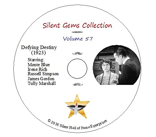 DVD "Defying Destiny" (1923) with Monte Blue, Irene Rich, Classic Silent Drama von Silent Hall of Fame Enterprises