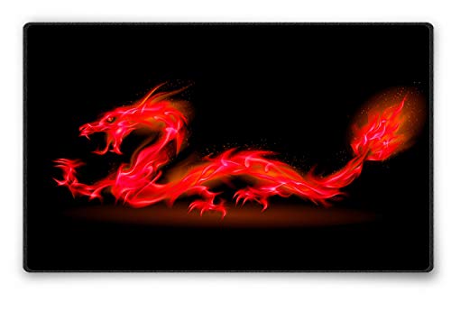 Silent Monsters Mauspad 240 x 200 mm Stoff Mousepad Drache rot - Vernähter Rand - rutschfest - für Gaming Büro Office Homeoffice - 24 x 20 cm Mouse Pad Mat - Mausunterlage klein alle Maus Arten Silent Monsters Mauspad 240 x 200 mm Stoff Mousepad Drache rot - Vernähter Rand - rutschfest - für Gaming Büro Office Homeoffice - 24 x 20 cm Mouse Pad Mat - Mausunterlage klein alle Maus Arten von Silent Monsters